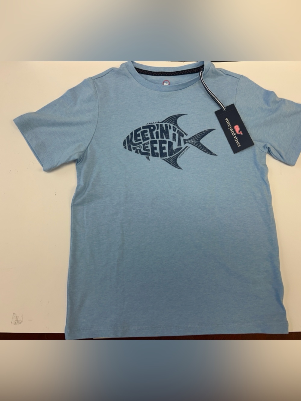 Vineyard Vines Light Blue Short-Sleeve Graphic Tee